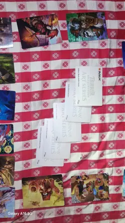 MTG Lot Art Cards Bloomburrow X27 5 Gold Signature NM Magic Cards - Image 3