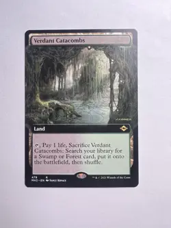 Verdant Catacombs Modern Horizons 2 Rare Land Extended Art English MTG [479] - Image 1