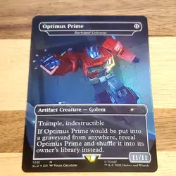 1x Optimus Prime - Darksteel Colossus, Secret Lair, Foil, LP Little Indent MTG - Image 1