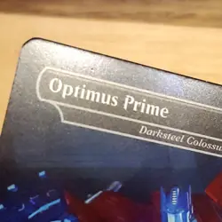 1x Optimus Prime - Darksteel Colossus, Secret Lair, Foil, LP Little Indent MTG - Image 4