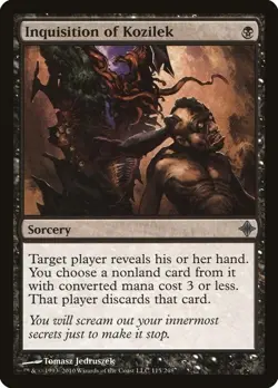 Magic The Gathering MTG INQUISITION OF KOZILEK Rise of the Eldrazi NM Near Mint - Image 1