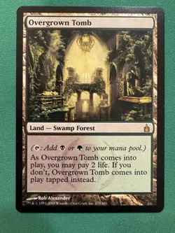 Overgrown Tomb - MTG - Ravnica (RAV) - Magic the Gathering - LP - Image 1