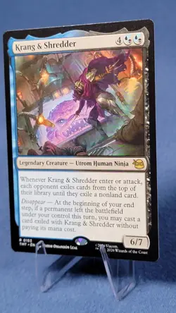 FOIL Krang and Shredder - Teenage Mutant Ninja Turtles - MtG - NM - Image 4