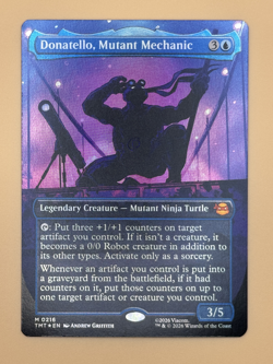 Donatello, Mutant Mechanic (Borderless) Teenage Mutant Ninja Turtles Foil 216-M - Image 1