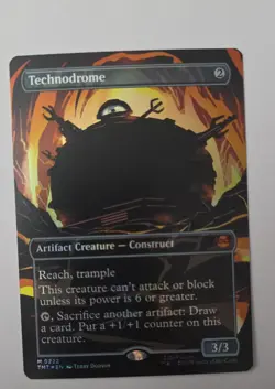 Technodrome (Borderless) TMNT Foil MTG NM - Image 1