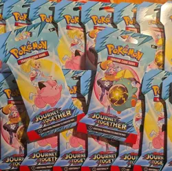 NEW Pokemon Scarlet & Violet Journey Together Sleeved Booster Pack (LOT OF 20) - Image 1