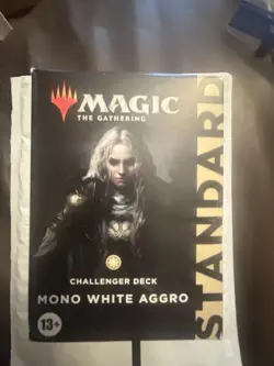 New-Magic The Gathering Mono White Aggro Challenger Deck - Image 1