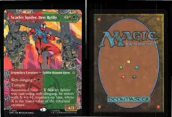 Scarlet Spider, Ben Reilly Borderless 214 Marvel's Spider-Man MTG NM - Image 3