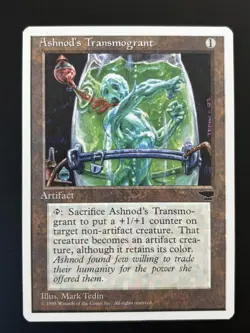 MTG Ashnod's Transmogrant Antiquities Rare Magic the Gathering - Image 1
