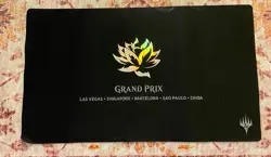 Playmat MTG Black Lotus Grand Prix 25th Anniversary - Foil - Very Worn - Image 1