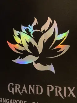 Playmat MTG Black Lotus Grand Prix 25th Anniversary - Foil - Very Worn - Image 2