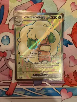Pokemon TCG Whimsicott ex 157/086 SV11W: White Flare Holo Full Art MINT/NM - Image 2