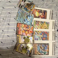 Pokemon TCG Holo Mixed Card Lot Blastoise Charizard Jolteon Machamp Regigigas - Image 1