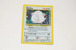 CHANSEY 3/102 Base Set Holo 1999 Pokemon Card - MP - Image 1