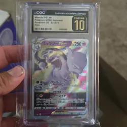 The Pokemon Company Mewtwo VSTAR CGC Pristine 10 Triple Rare Holo 031/071 Japan… - Image 1