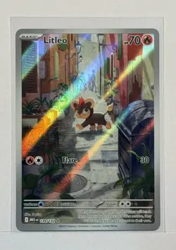 Litleo 139/132 Mega Evolution Illustration Rare Pokemon TCG English NM 139/132 - Image 1
