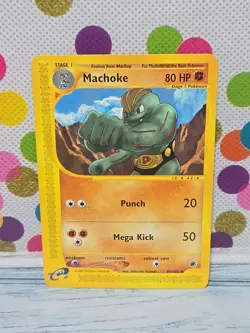 Nintendo E Reader Pokemon Card Lot Of 2 - Machoke - Machamp - Image 2