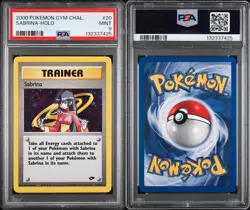 2000 POKEMON GYM CHALLENGE #20 SABRINA-HOLO PSA 9 - Image 3
