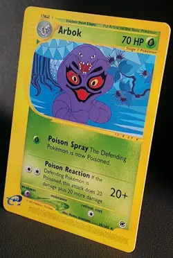 Arbok 35/165 - 2002 Pokemon TCG CCG Expedition EReader Card - VLP/NM - Image 2