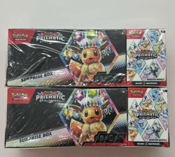 Lot of (2) Pokemon Prismatic Evolutions Sam's Club Surprise + Booster Bundle Box - Image 1