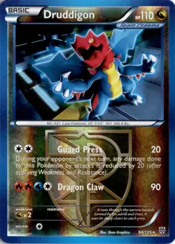 Druddigon (Team Plasma) 94/135 Reverse Holo Plasma Storm Pokemon Card TCG - Image 1