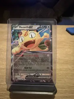 Meowth ex 62/88 Double Rare Pokemon Perfect Order ME03 NM - Image 1