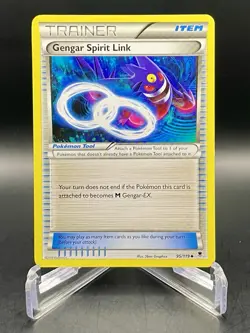 Gengar Spirit Link 95/119 XY Phantom Forces (2014) Non-Holo Pokemon TCG MP/LP - Image 1