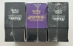 Lot of (3) Pokemon TCG Assorted ETB (2) Hidden Fates (1) Fates Collide w/Tears - Image 5