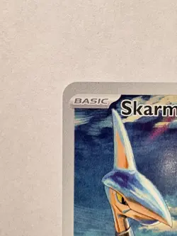 Pokemon Skarmory 209/191 SV03 Obsidian Flames Holo Rare Basic 110HP Takumi Wada - Image 5