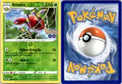 Ariados 007/078 UC Pokemon GO Pokemon Reverse Holo NM - Image 3
