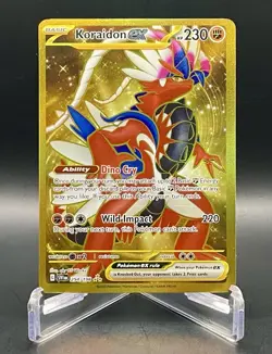 Koraidon ex 254/198 SV1 Base Set Hyper Rare (Gold) Full Art Pokemon TCG NM/M - Image 1