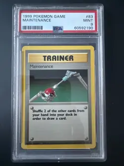 1999 Pokemon Game Maintenance Mint 9 - Image 1