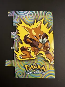 Pokemon Topps The Movie Animation Non Holo DIE CUT Alakazam EV9 of 12 - Image 1