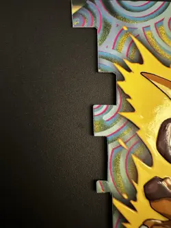 Pokemon Topps The Movie Animation Non Holo DIE CUT Alakazam EV9 of 12 - Image 3