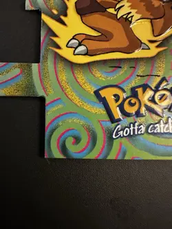 Pokemon Topps The Movie Animation Non Holo DIE CUT Alakazam EV9 of 12 - Image 5