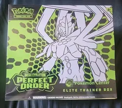 Pokemon TCG Mega Evolution Perfect Order Pokemon Center ETB Sealed - Image 1