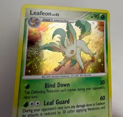 2008 POKEMON DIAMOND & PEARL MAJESTIC DAWN LEAFEON LV.42 #7/100 RARE HOLO FOIL - Image 4
