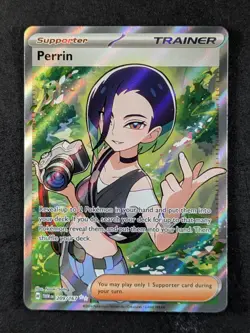 2024 Pokemon PERRIN #209/167 Twilight Masquerade Full Art Holo English - Image 1
