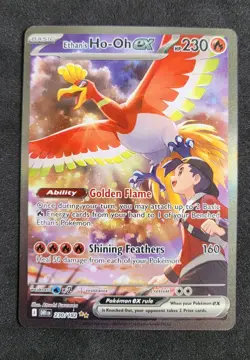 Pokemon: Ethan's Ho-oh ex Special Illustration Rare 230/182 Destined Rivals - Image 1