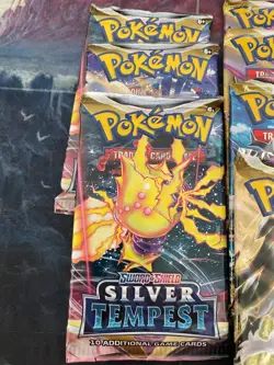 10 Sealed Pokemon TCG SWSH Packs: Fusion Strike, Silver Tempest, Astral, Crown Z - Image 2