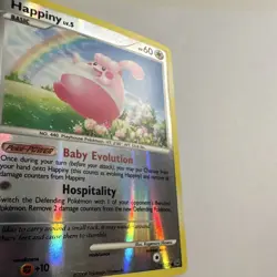 Pokemon: Platinum, Happiny 76/127 (Reverse Holo, Common, 2009) - Image 4