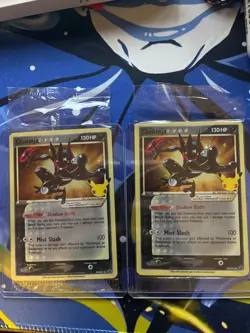Pokemon Greninja Gold Star Promo Holo SWSH144 Celebrations Sealed x2 - Image 1