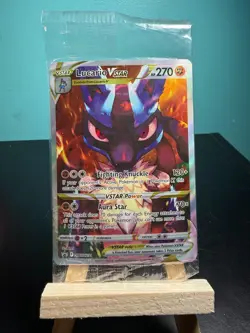 Lucario VSTAR SWSH291 Pokemon Crown Zenith Black Star Promo SEALED - Image 1
