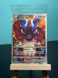 Lucario VSTAR SWSH291 Pokemon Crown Zenith Black Star Promo SEALED - Image 1