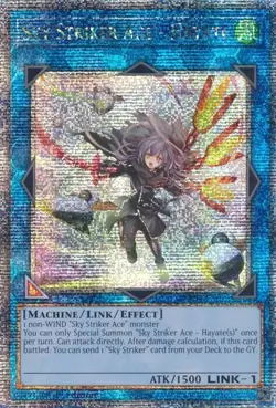 RA04 EN073 - Sky Striker Ace-Hayate - Alt Art - QCR - 1st Ed - YuGiOh - Image 1