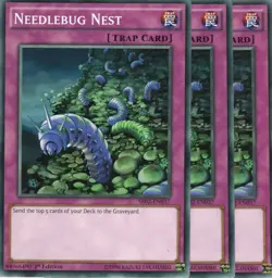 yugioh 3x Needlebug Nest SR02-EN037 COMMON 1AUFLAGE ENGLISCH - Image 1