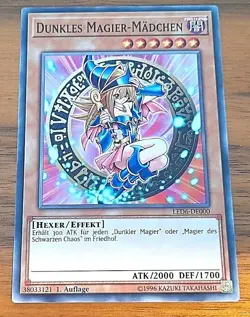 Yu-Gi-Oh Dunkles Magier-Madchen 1. Auflage YGLD Deck Ultra-Rare - Image 1