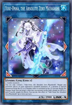 Yugioh RA05-EN057 - Yuki-Onna, The absolute zero mayakashi - Secret Rare - Image 1