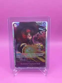 One Piece TCG English OP05-074 Eustass Captain Kid SR Foil - Image 1