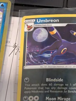 Umbreon SWSH129 Promo Card With HD Galaxy Swirl 🍥 Under Leaping Foot - Image 3